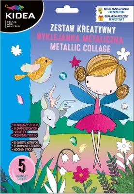 Zdjęcie produktu dla Wyklejanka metaliczna Magiczny Świat Kidea