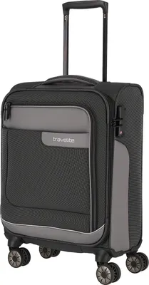 Produktbild von Travelite Viia Reisekoffer Trolley Bord-Koffer 55cm Handgepäck Bordgepäck  4Rad