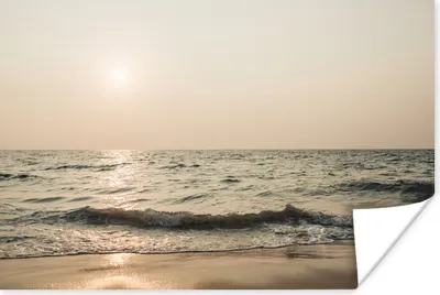 Produktbild von MuchoWow® Poster Sand - Meer - Strand 120x80 cm - Bilder
