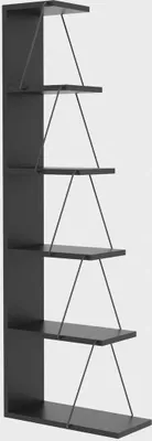Produktbild von Skye Decor, Tlos - Anthracite, Bücherregale, Bücherregale, Anthrazit, 50 x 150 x 22 cm