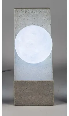 Produktbild von Akkubetriebene Tischlampe STONE grau L. 27cm aus Kunststein Formano