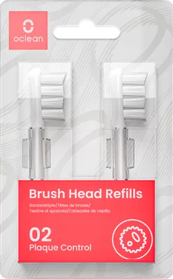 Produktbild von Oclean 6970810552508, 4 Stück(e), Weiß, Medium, Oclean, Plaque Control P1C10, X Pro Elite/ Elite Set, 17 mm