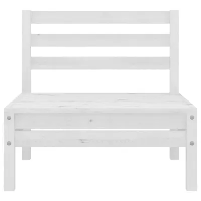 Zdjęcie produktu dla vidaXL Sofa ogrodowa biała z litego drewna sosnowego