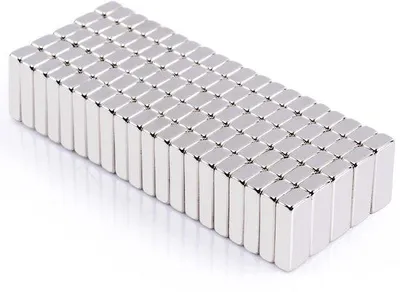 Produktbild von Starke Neodym Magnete 10x4x2mm weiß mini rechteckig