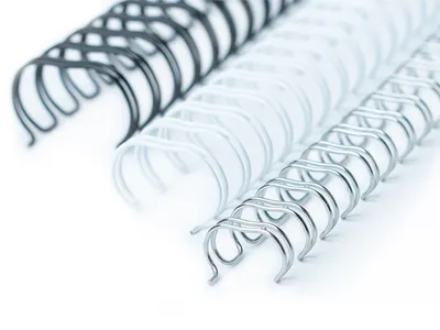 Obrázek produktu pro Drátěné hřbety 3/8" / 3:1 / 9,5 mm - stříbrné