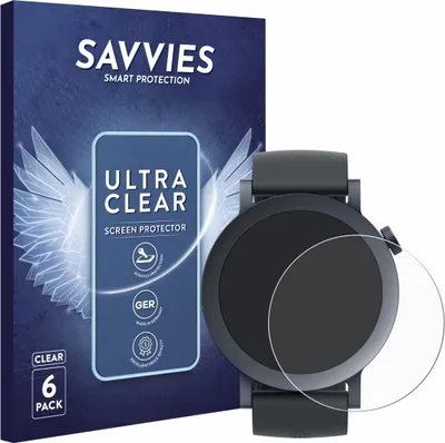Produktbild von 6x Für Nothing CMF Watch Pro 2 Schutzfolie Savvies Displayschutz Display Schutz Folie Klar Transparent