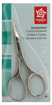 Image de Pfeilring Ciseaux à peau, nickelés (9 cm)