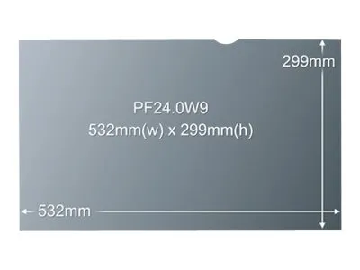 Obrázek produktu pro 3M Privacy filtr pro 24" širokoúhlý monitor - Privacy filtr pro obrazovky - 61 cm (24")