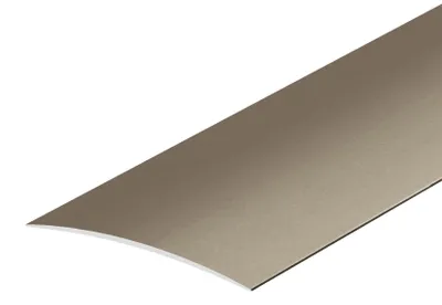 Zdjęcie produktu dla Profil progowy owalny aluminiowy 80x5,1mm klejony Cezar Szampan Mat 1m