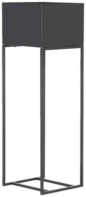 Produktbild von Blumensäule FINA, Schwarz, Metall, pulverbeschichtet, 25x80 cm