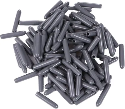 Produktbild von 50 PVC-Abdeckkappen für die Zinken von Geschirrspülerkörben mit Fingerschutz zur Reparatur und Verlängerung der Lebensdauer von Spülmaschinen