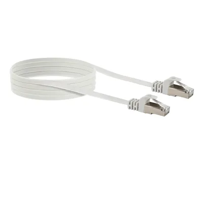 Produktbild von Schwaiger CKF6100 532, 10 m, Cat6, U/FTP (STP), RJ-45, RJ-45, Weiß