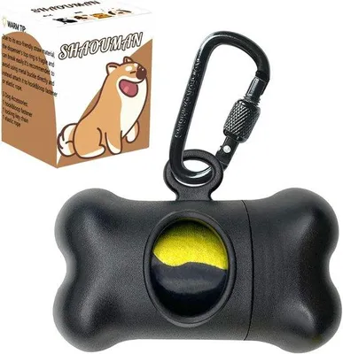 Productafbeelding van Hondenriem met halsband en 15 groene poepzakjes, zwart, handsfree