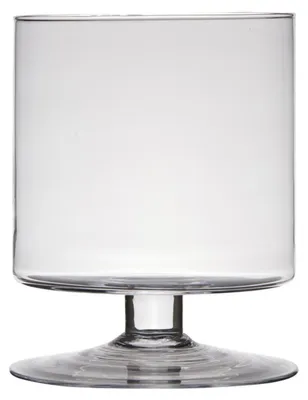 Produktbild von Glasschale auf Fuß CYLINDER H. 19cm D. 14cm rund transparent Hakbijl