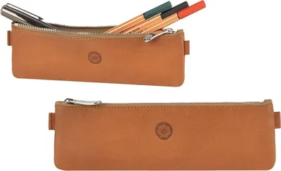 Produktbild von Sonnenleder Stiftetui Federtasche Leder Stifteetui Stiftmäppchen Boldt natur braun 801-394-01