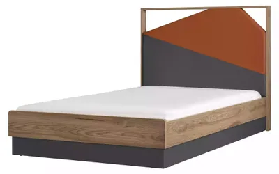 Produktbild von Kinderbett Bett 120 cm Bettgestelle Kinderzimmer Holz Bettrahmen Grau