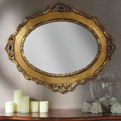 Produktbild von Casa Padrino Luxus Barock Spiegel Gold 104 cm - Barockstil Möbel -  Italy