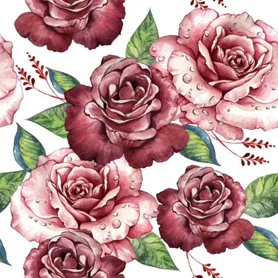 Immagine prodotto di OUTDOOR DECOSTOFFE OXFORD - Motivo rose su bianco I DR207