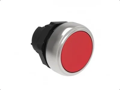 Productafbeelding van Bedienknop, verborgen, rood, zonder adapter, automatische resetfunctie