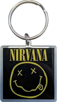 Immagine prodotto di Portachiavi con stampa fotografica Nirvana Happy Face