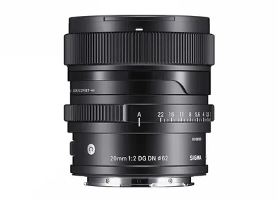 Zdjęcie produktu dla Obiektyw SIGMA 20 mm f/2 DG DN Contemporary kompatybilny z mocowaniem Sony E