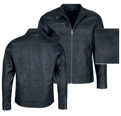 Produktbild von Iron Maiden Kunstlederjacke Herren EMP Signature Collection schwarz XXL