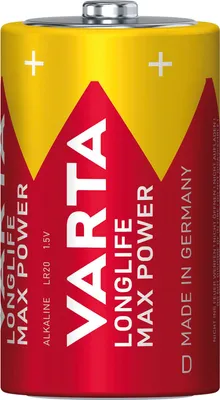 Produktbild von Varta 04720 101 422, LR20, Alkali, 1,5 V, 2 Stück(e), Rot, Gelb, Deutschland
