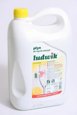 Produktbild von Ludwik, Zitronen-Geschirrspülmittel, 5 l