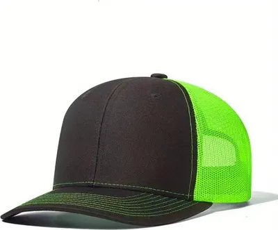 Produktbild von Mesh-Trucker-Mütze für Herren und Damen, Retro-Baseballkappe mit Netzrücken, verstellbar, atmungsaktiv, Sonnenhut für Laufen im Freien, Golf