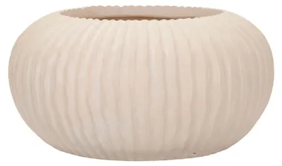 Produktbild von Mauro Ferretti Vase Nebel Ø35x18 cm crème
