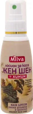 Immagine prodotto di Acqua di chinino Milva con ginseng 100 ml