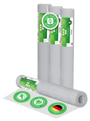 Produktbild von Vliestapete weiß Dämmtapete – THERMOWALL Isoliertapete 4er Set, 4 x 10,05 m x 0,53 m, überstreichbar, energiesparend, schallhemmend, atmungsaktiv, Untertapete – Veluxis