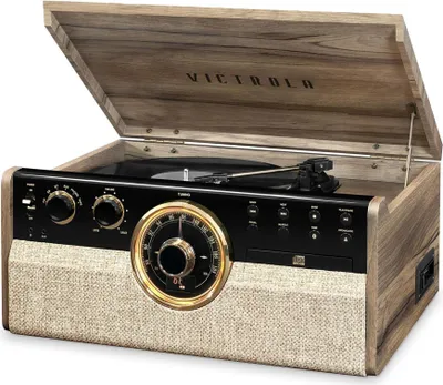 Obrázok produktu pre Victrola VTA-270B-FNT-INT Empire gramofón svetlohnedý