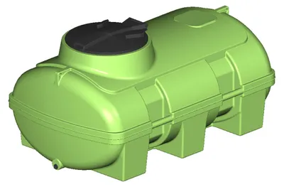 Produktbild von Wasserfass / Transportfass 500 Liter AQUA-FLEX grün