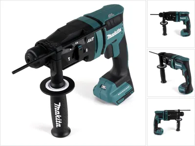 Produktbild von Makita Akku-Kombihammer DHR182Z, 18 V, SDS-plus, incl. Zubehör, Karton