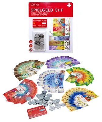 Produktbild von Tanner Euro und CHF Spielgeldkarte, Haushalt