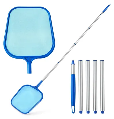 Image de Filet télescopique pour le nettoyage des piscines - Élimine efficacement les feuilles et les saletés