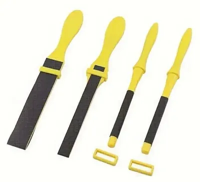 Produktbild von Schleifstäbe und Schleifklötze - Set A 4-teilig - Kunststoffgriffe - Für Holz Metall Kunststoff - Modellbau und Karosserie - Polieren und Handschliff