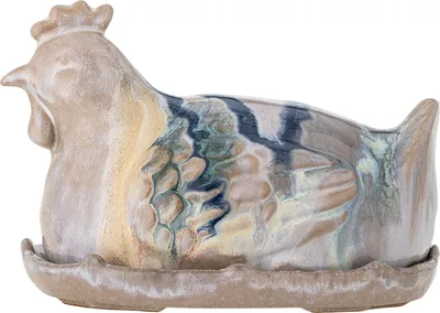 Produktbild von Bloomingville Heni Butterdose, Rose, Steingut