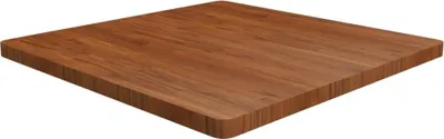 Obrázek produktu pro Stolová deska čtvercová tmavě hnědá 90x90x4cm Ošetřený dub