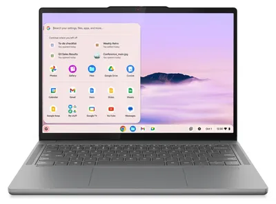 Immagine prodotto di Lenovo Chrome 14M9610 MediaTek Kompanio Kompanio Ultra 910 Computer portatile 35,6 cm (14") Touch screen WUXGA 16 GB 256 GB UFS Wi-Fi 7 (802.11be) ChromeOS Grigio Italiano
