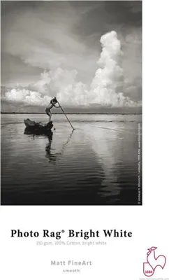 Immagine prodotto di Hahnemühle Photo Rag® Bright White FineArt Inkjet Paper - 310 g/m² - 17" x 12 m - 1 rotolo