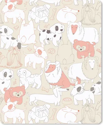 Produktbild von MuchoWow® Mauspad Mousepad Muster - Hund - Hundefutter - Jungen - Mädchen - Kinder - Kinder 30x40 cm - Mousepads - Maus Mat - Pad - Mausunterlage - Mausmatten