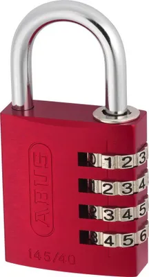Image de Cadenas à Combinaison en aluminium ABUS 145/30 Rouge