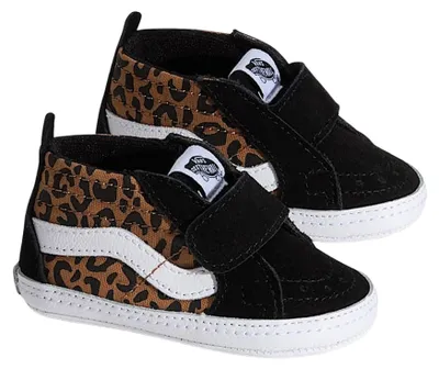 Obrázek produktu pro Vans SK8-Hi Crib černá/hnědá s leopardím vzorem, velikost 18