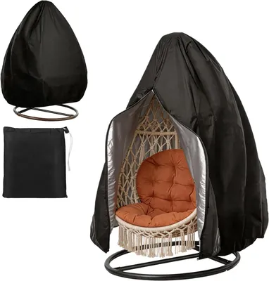 Imagen del producto de Funda protectora para sillón colgante, impermeable, de 190 x 115 cm, para uso en exteriores