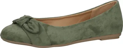 Produktbild von Fitters Footwear Claire Ballerinas in Übergrößen Grün 2.589647 Green große Damenschuhe
