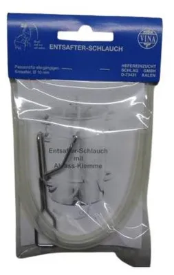 Produktbild von Entsafter-Schlauch Ø 10 mm, lebensmittelbeständig, mit praktischer Ablassklemme
