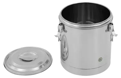 Obrázek produktu pro Izolovaný kbelík, objem 30 l, odolná nerezová ocel, stříbrná barva