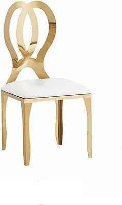 Zdjęcie produktu dla Lehn Stuhl Massiv Edelstahl Textil Polster Stühle Esstisch Design Esszimmer